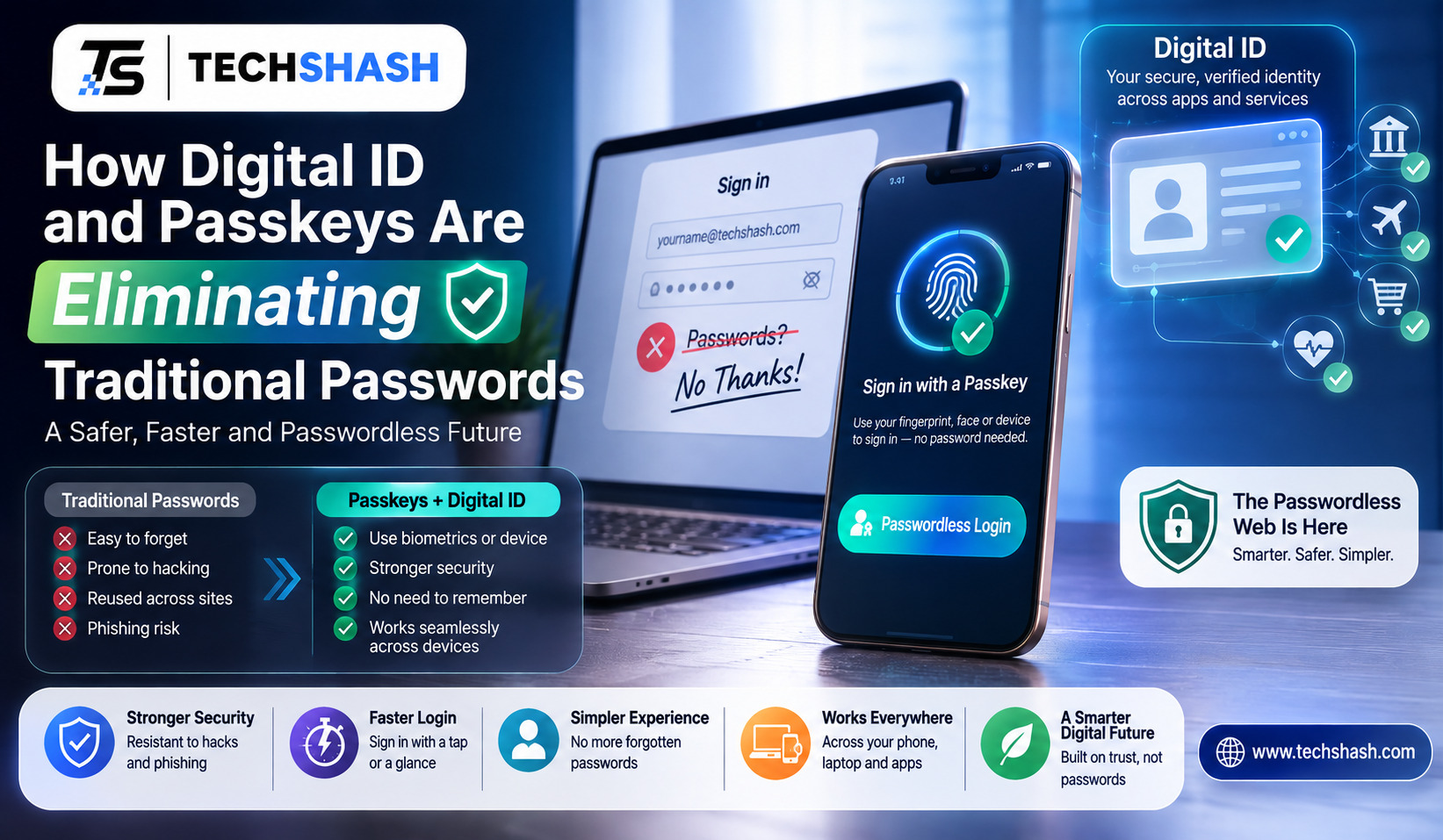 How Digital ID and Passkeys Are Eliminating Traditional Passwords