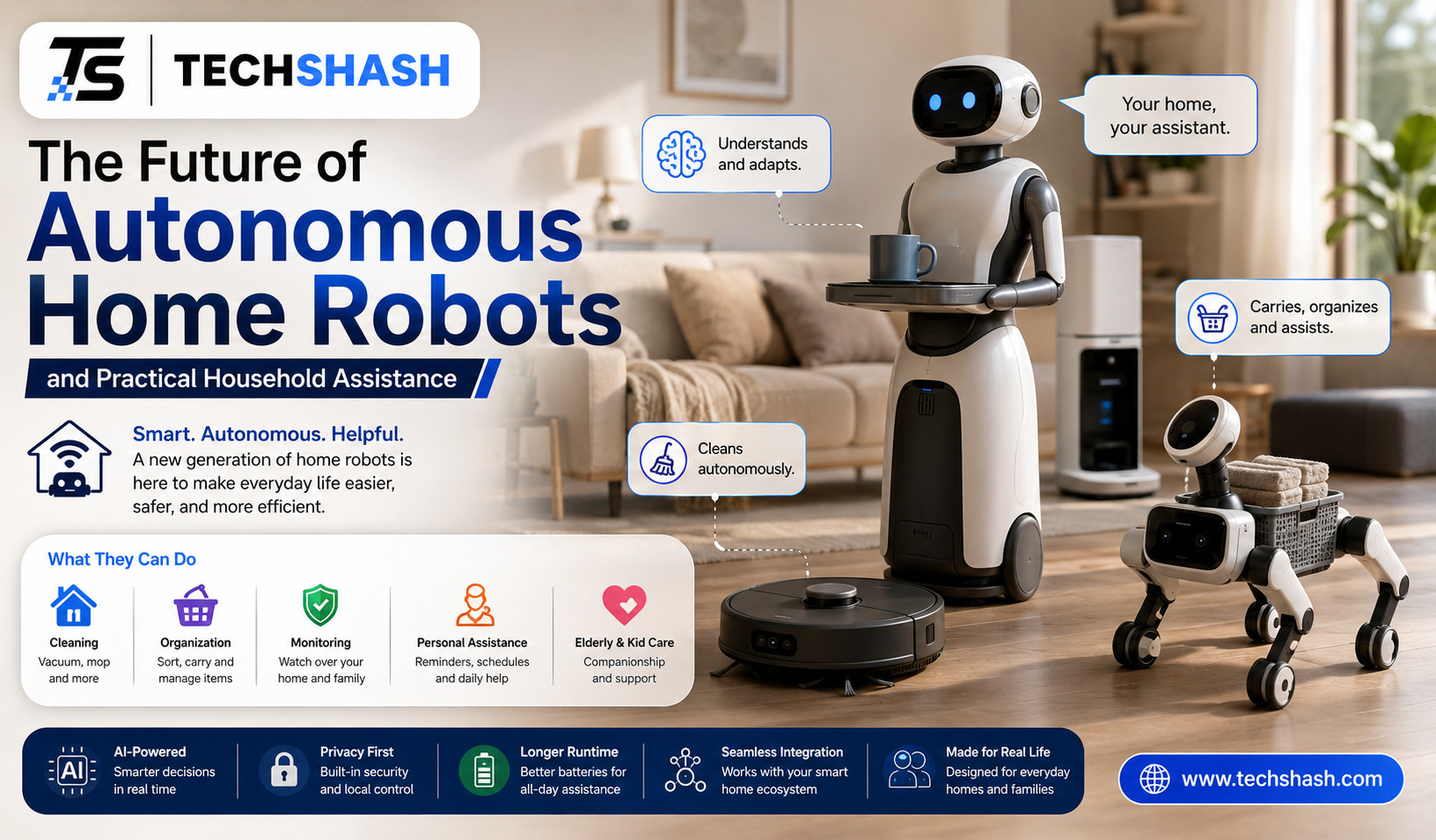 The Future of Autonomous Home Robots and Practical Household Assistance