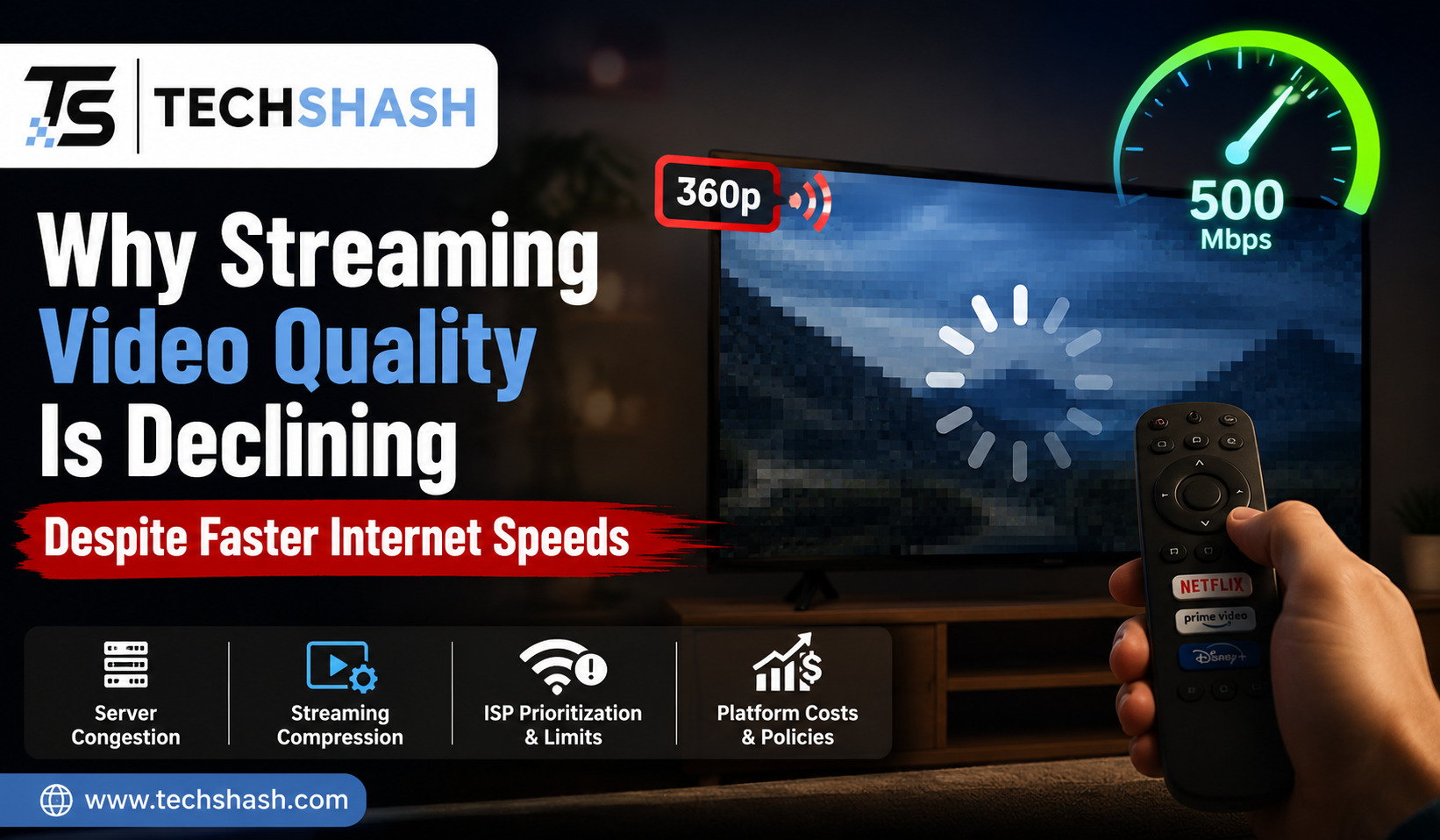 Why Streaming Video Quality Is Declining Despite Faster Internet Speeds